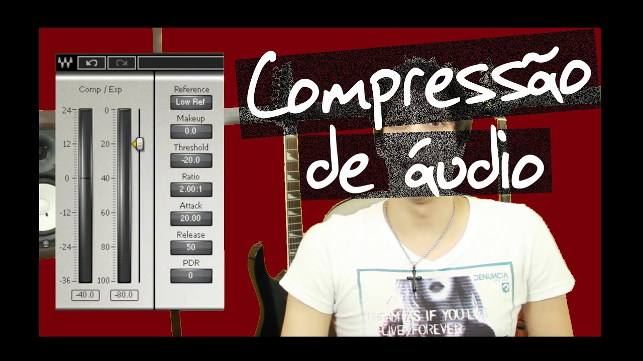 Compressão de Áudio (Parâmetros da compressão) #VEDA | Marino Scheid