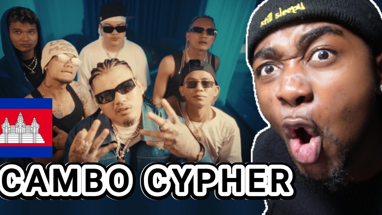 FIRST TIME LISTENING TO!! 🇰🇭KINGCHI - 3/4 CYPHER FT. PUNLEUR KOA, VUTHEA, SOCHEAT CHEA (REACTION!!!)