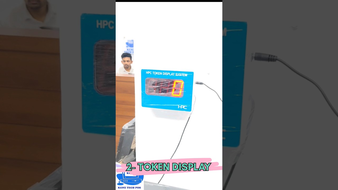 TOKEN DISPENSER - TOKEN DISPLAY - SUITABLE FOR CLINIC, HOSPITAL,AKSHAYA CENTRE etc..