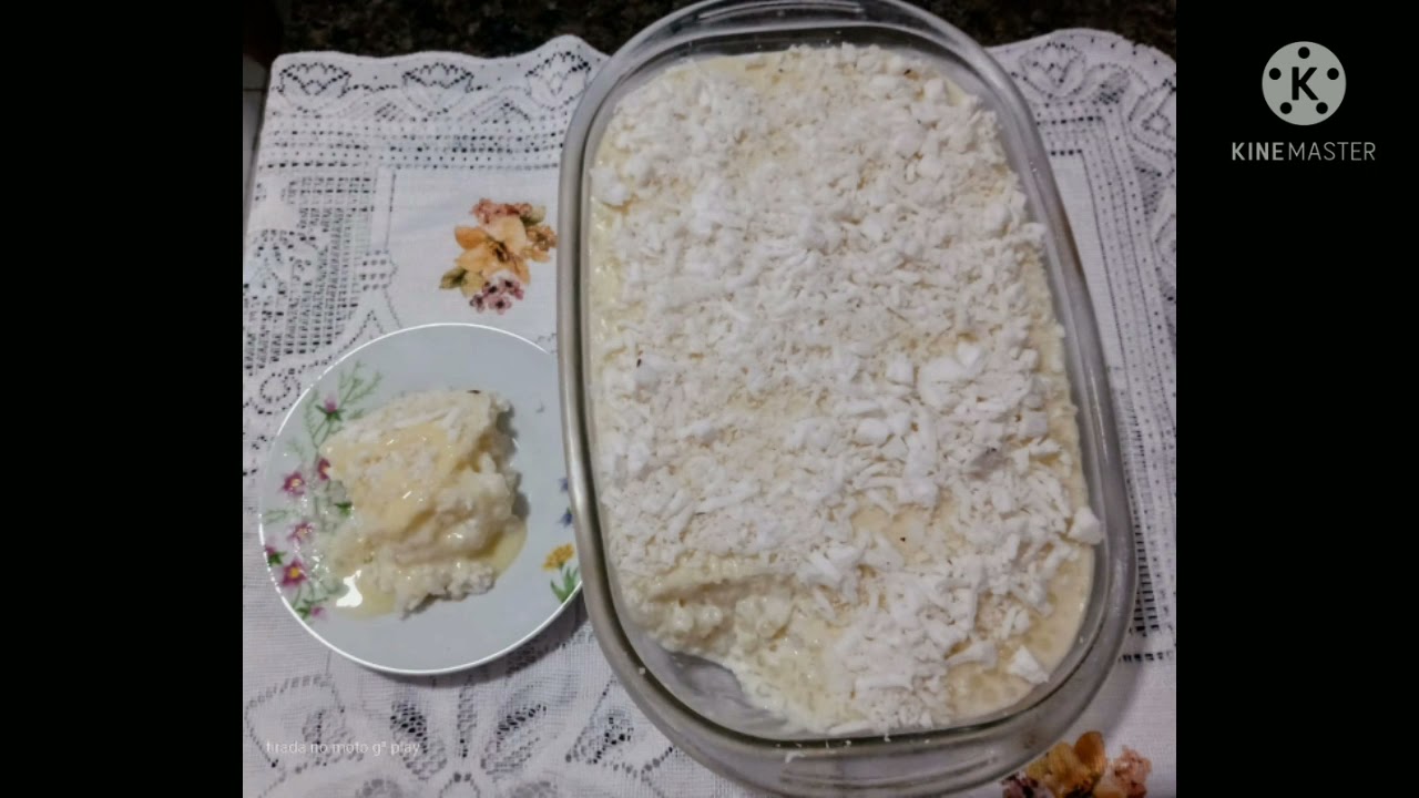 💕como fazer cuscuz de  sagu cremoso ao coco por cima  delicia💕