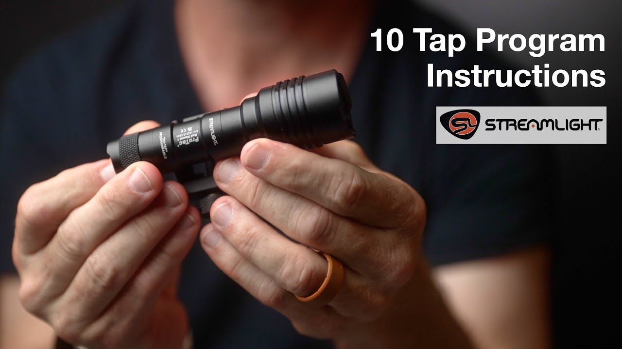 Streamlight TEN TAP® programming Instructions - Streamlight 88058 ProTac Rail Mount 1 350 Lumen