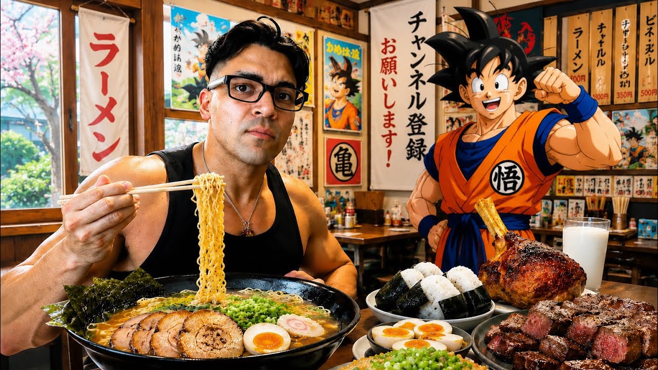 I Ate Like An Anime Character For A Day