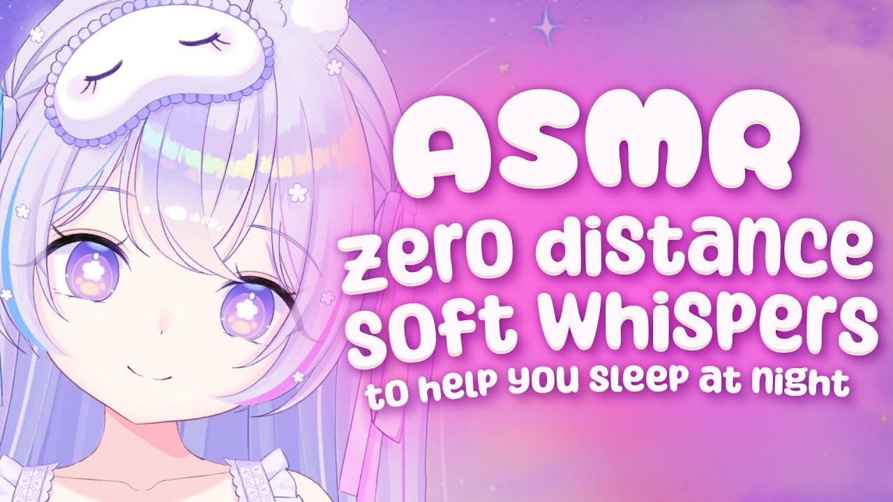 ASMR Zero Distance Soft Whispers【Japanese Onomatopoeia, Whispers】