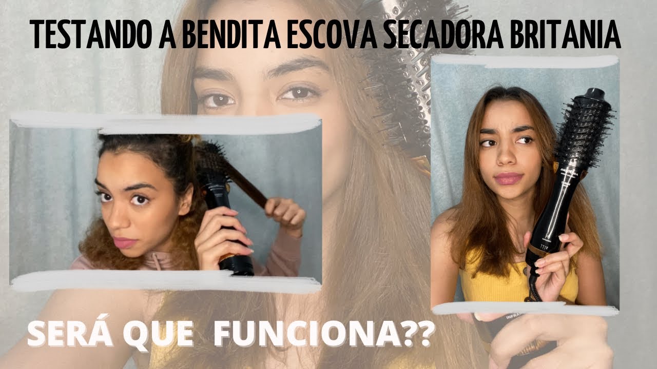 TESTANDO ESCOVA SECADORA BRITÂNIA COMPACT BIVOLT - ANA HACKBARTH