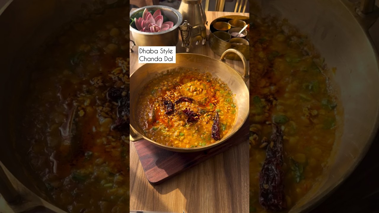 Dhaba Style Tadka wali Chana Dal!!