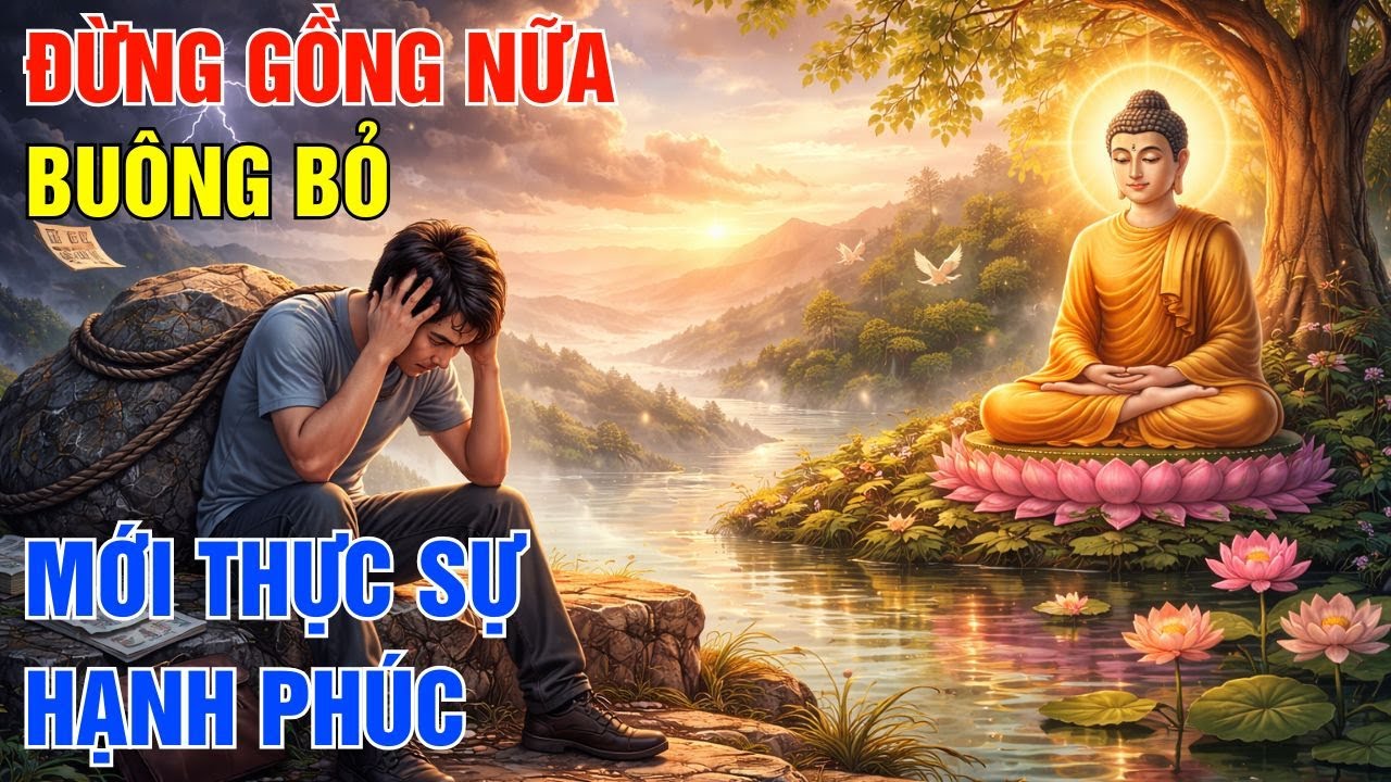 Khi Đời Quá Nhiều Áp Lực, Nghe Lời Phật Dạy - Đừng Gồng Nữa Buông Mới Thật Sự Hạnh Phúc|Gieo Bình An