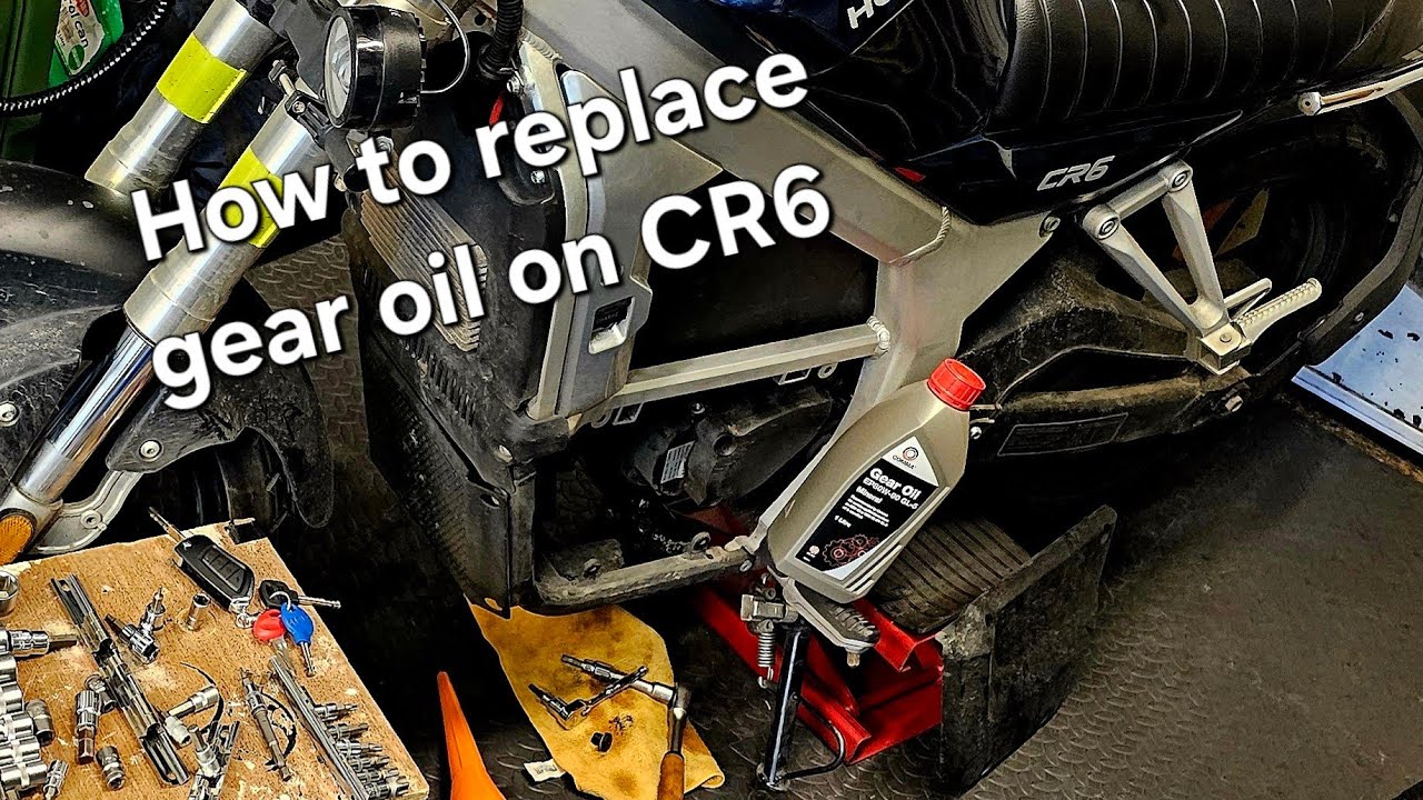 Gear oil replacement tutorial. Horwin CR6.