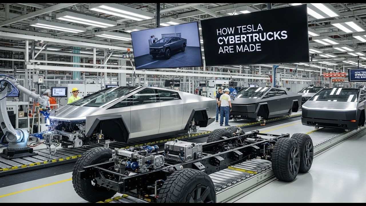 How Tesla Cybertrucks Are Produced | Inside the Austin Giga Factory (Full Process)