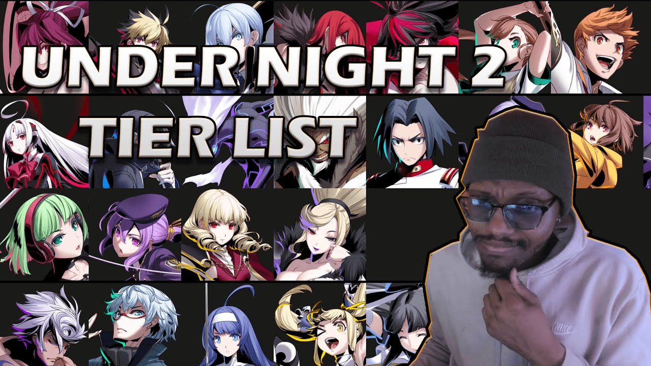 UNDER NIGHT IN BIRTH 2 TIER LIST