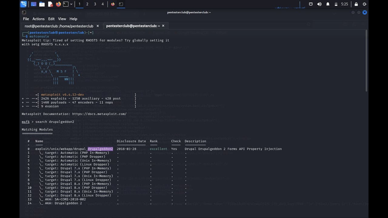 Drupalgeddon2 CMS Penetration Testing | Unveiling CTF Challenges!