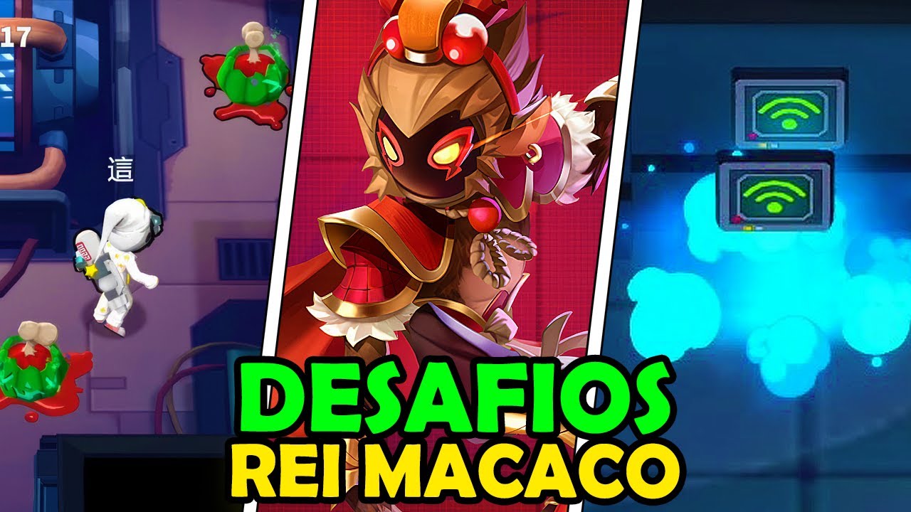 FIZ ESSES DESAFIOS do REI MACACO no Super Sus!