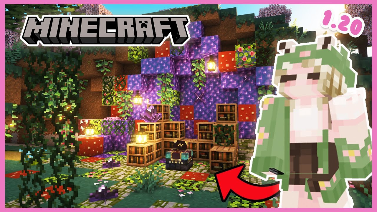 🧚‍♀️ Fairycore Magical Enchanting Cove 🌷 EP 7 (Minecraft 1.20 Modded Survival) 🍄