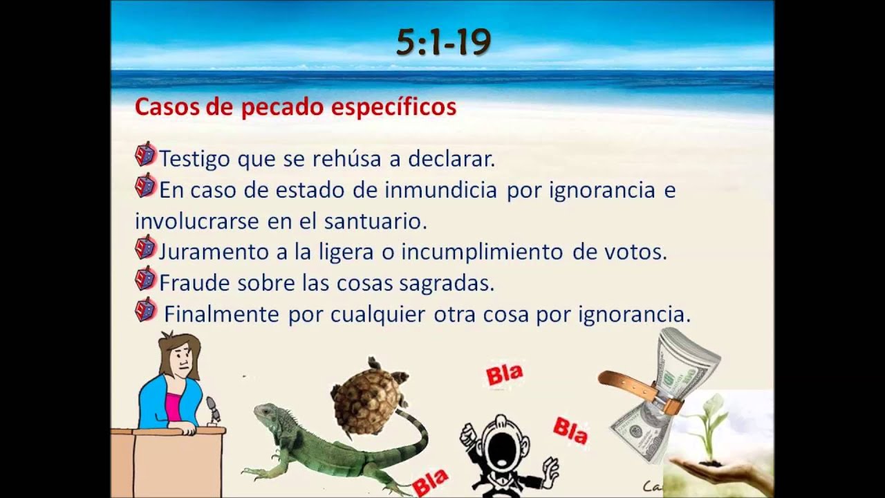Levítico (Vayikra) 5 - Confesando los pecados