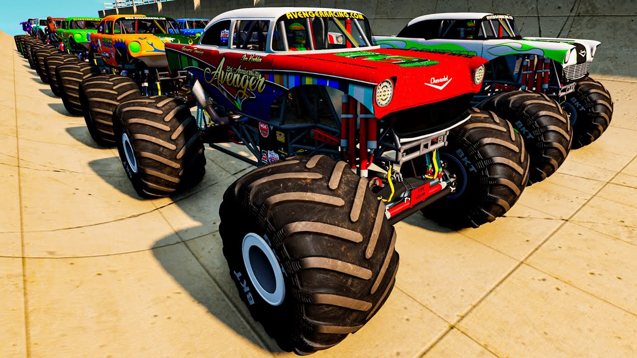 Sky Titans: The Most Extreme Monster Truck Ramp Challenge | Ultimate Monster Truck Jump