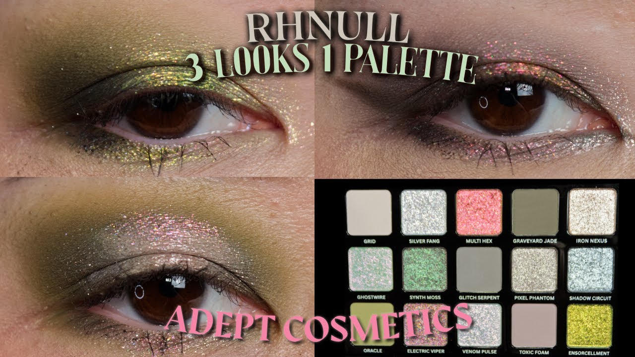 RHNULL 3 Looks 1 Palette || NEW! from Adept Cosmetics