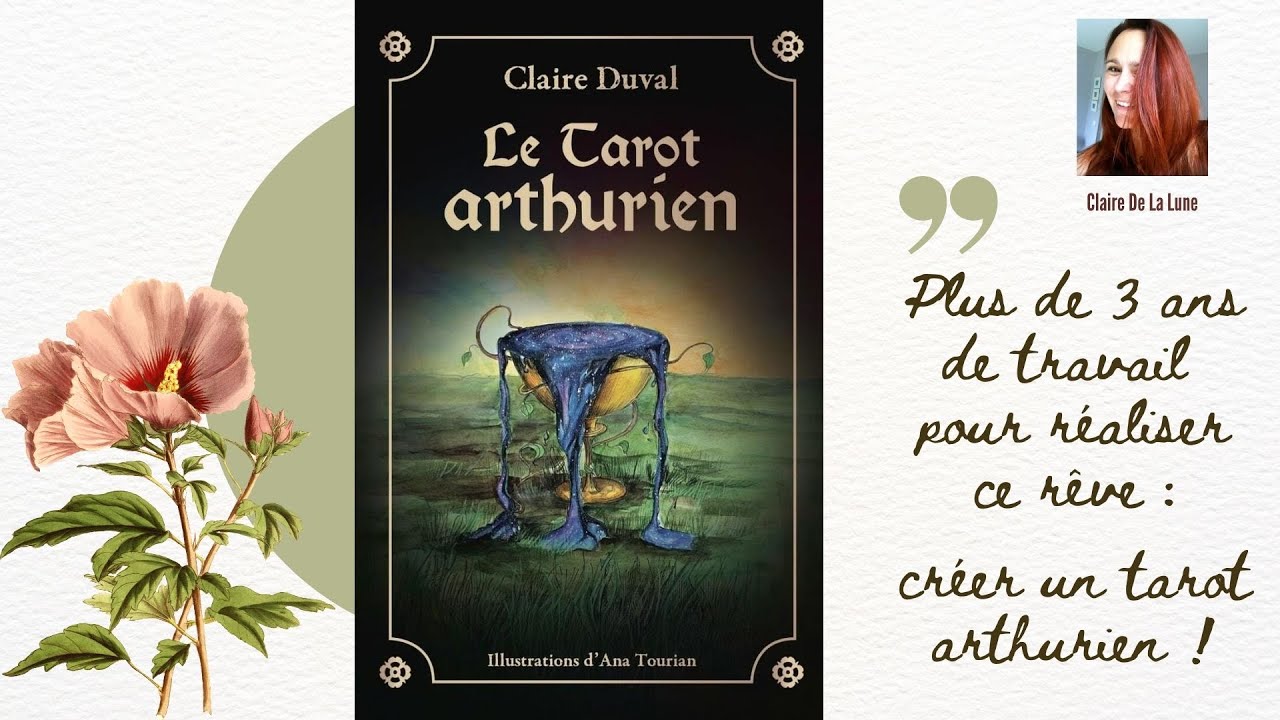 FR - Le Tarot Arthurien - Claire Duval, illustrations d'Ana Tourian (présentation en français)