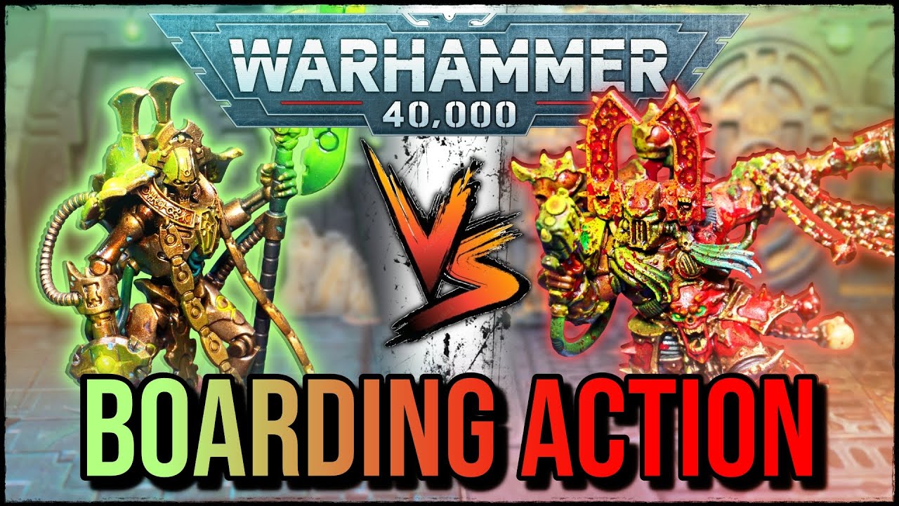 BOARDING ACTIONS | NECRONS VS WORLD EATERS (WARHAMMER 40,000) | PARTIE DIDACTIQUE #01 (LIVE REMONT&Eacute;)