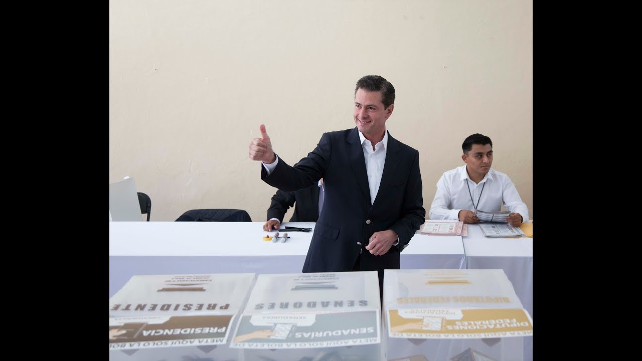 Emisión de Voto del Presidente Enrique Peña Nieto