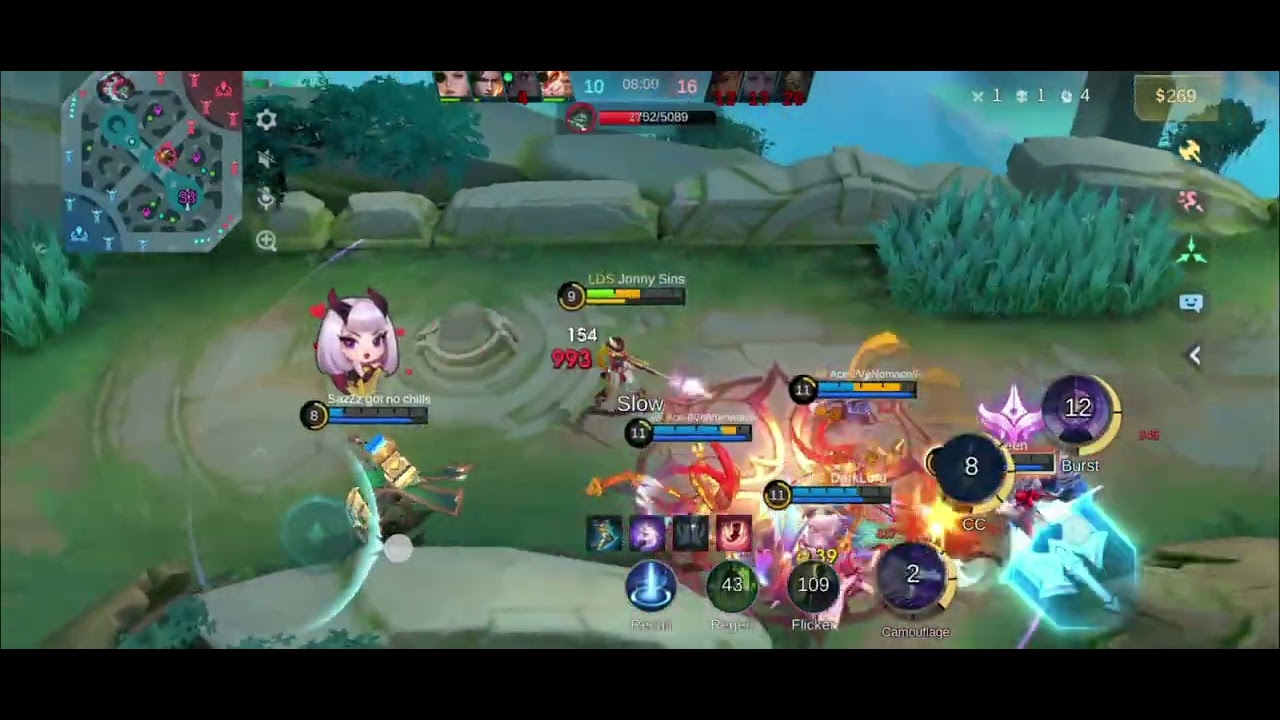 When Lesley Gets Farmed… Enemies Disappear 💀 | MLBB GameplayLesley Pro Gameplay 😱 One Shot Sniper