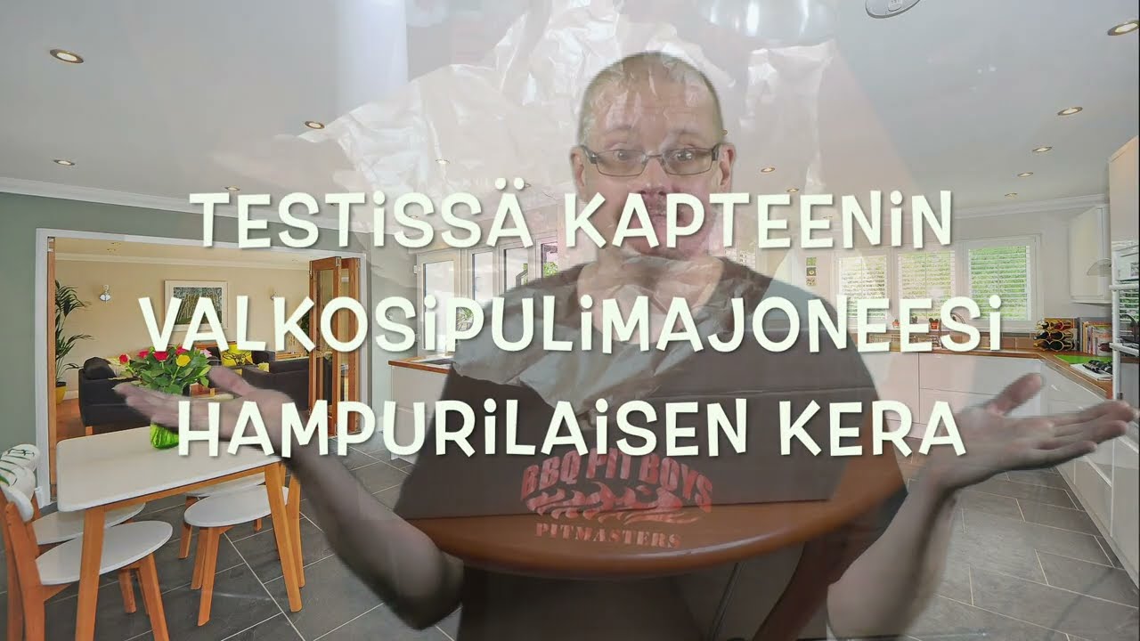 Iso satsi kastikkeita testiin- aloitetaan urakka hampurilaisella ja valkosipulimajoneesilla