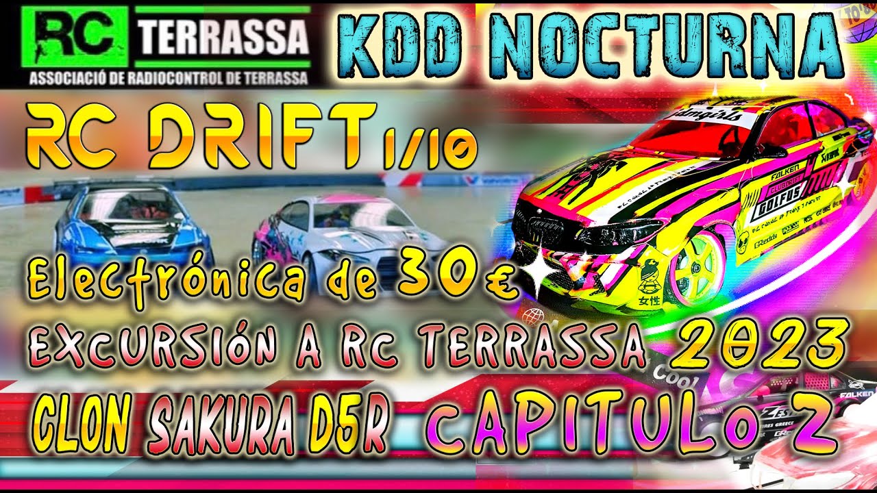 RC Terrassa Kdd Nocturna y prueba 1 electrónica de 30€ (CAPITULO 2) 🤪👍🏁