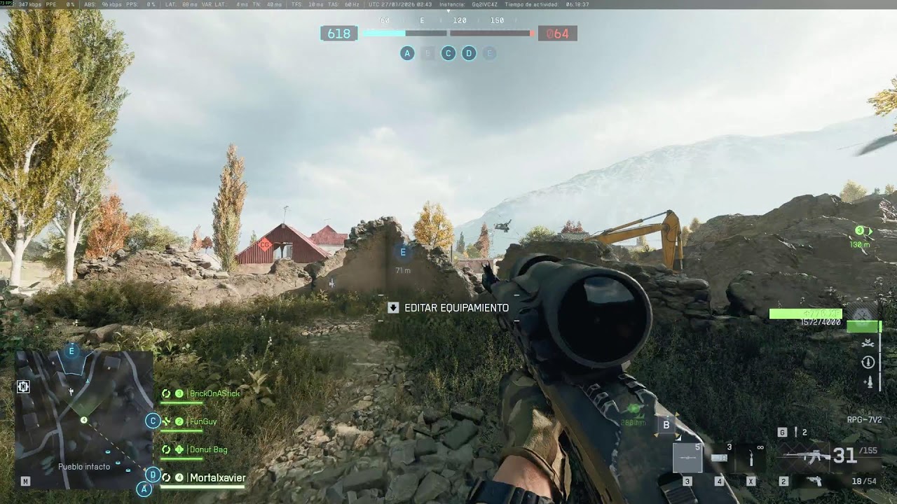 BF6 calentando