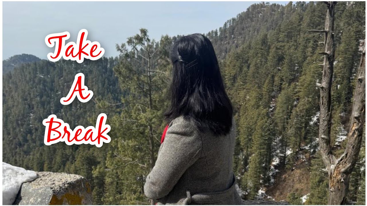 My staycation in snowy mountains |