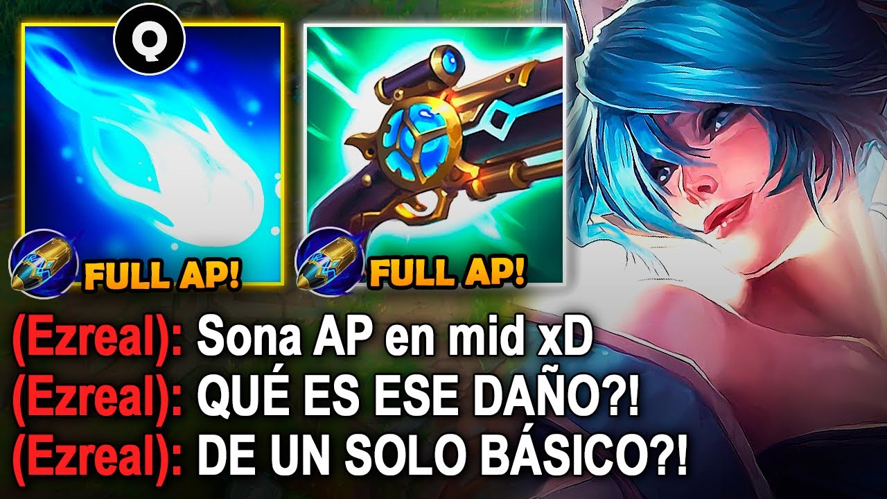 Sona pero mi primer b&aacute;sico quita el 80% de vida con esta build ap