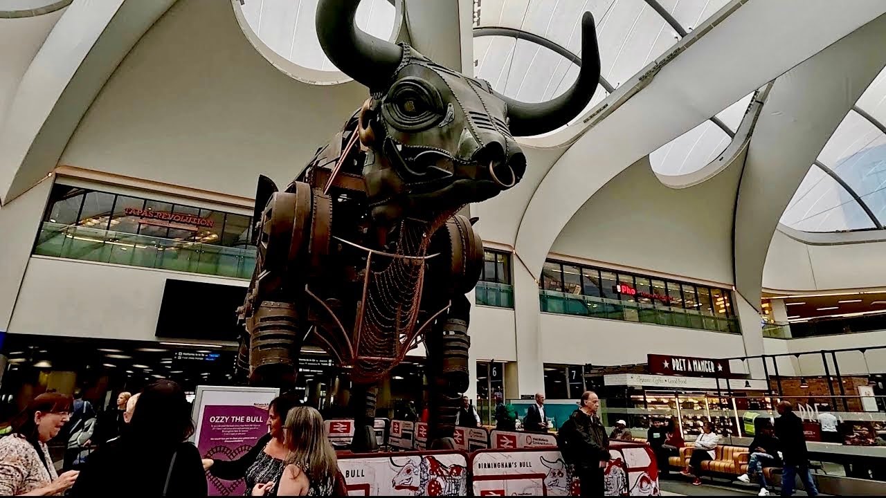 [4K] 🇬🇧 Birmigham New Street Station Walking Tour | England 