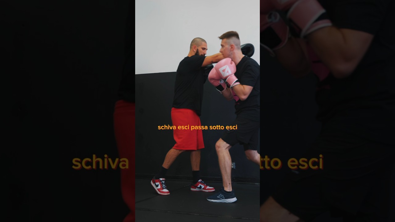 Esercizio principianti per imparare a schivare #pugilato #boxe