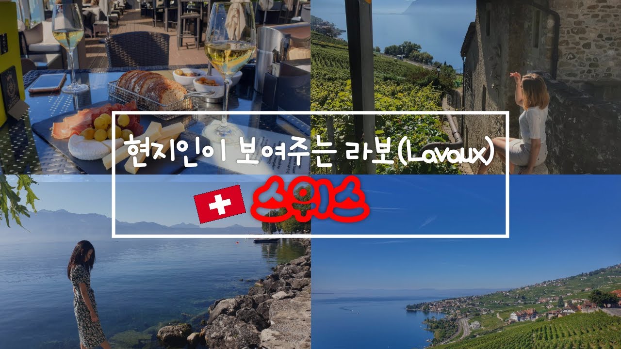 [FR SUBcc] 현지인이 보여주는 세계문화유산 스위스 라보 포도밭🇨🇭ㅣ뷰가 대박인 와인바&힐링ㅣLavaux, Suisse