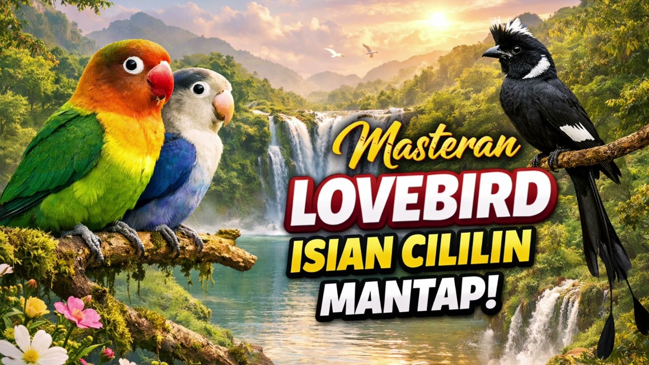 Gacor Parah‼️ Lovebird Ngekek Nonstop tanpa jeda dengan Isian materi Super Lengkap