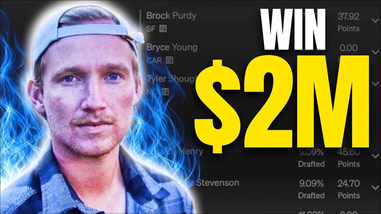 He Won $2 MILLION Playing Fantasy Football (Best Ball Mania Breakdown)