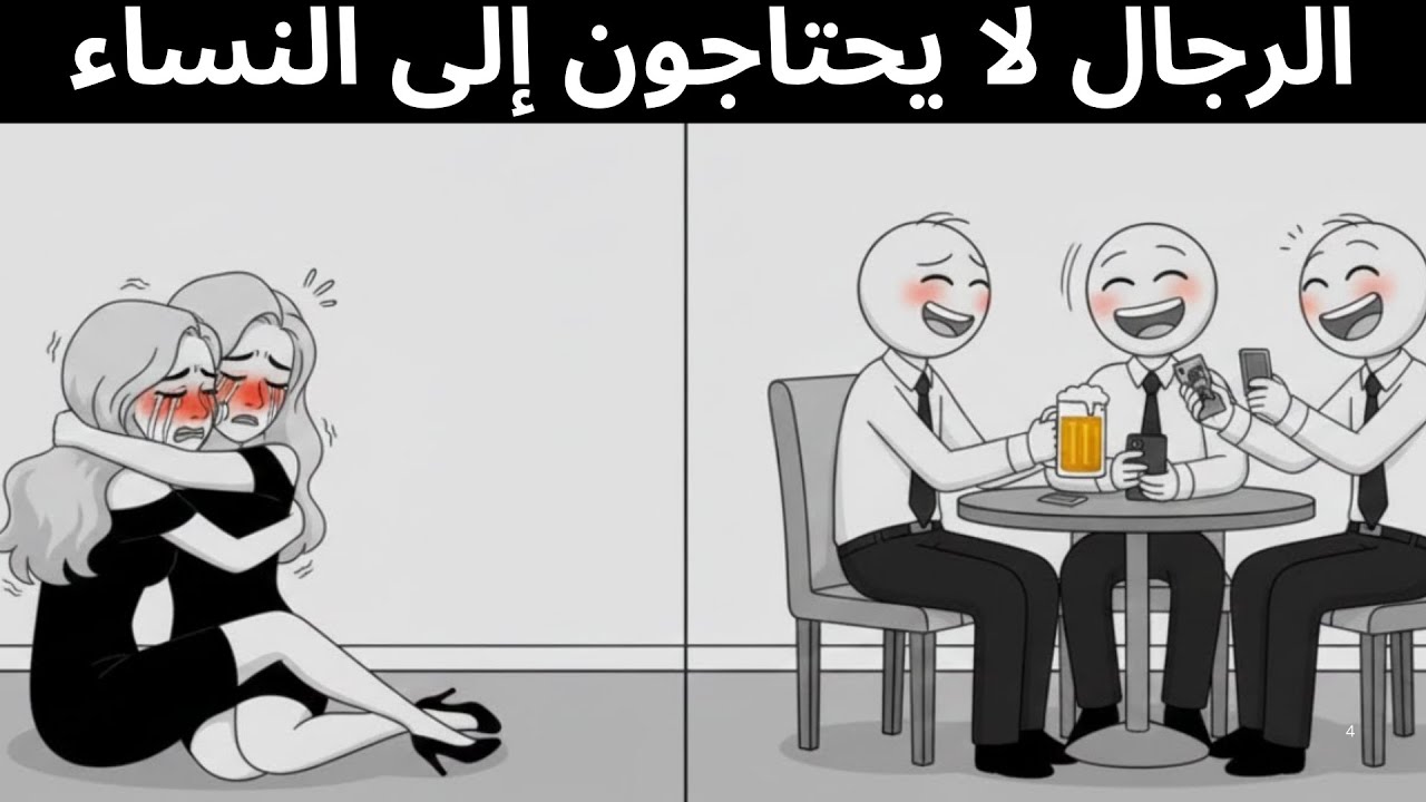 لم تتخيل النساء قط أن الرجال سيكونون أسعد بمفردهم – لكن هذا ما حدث