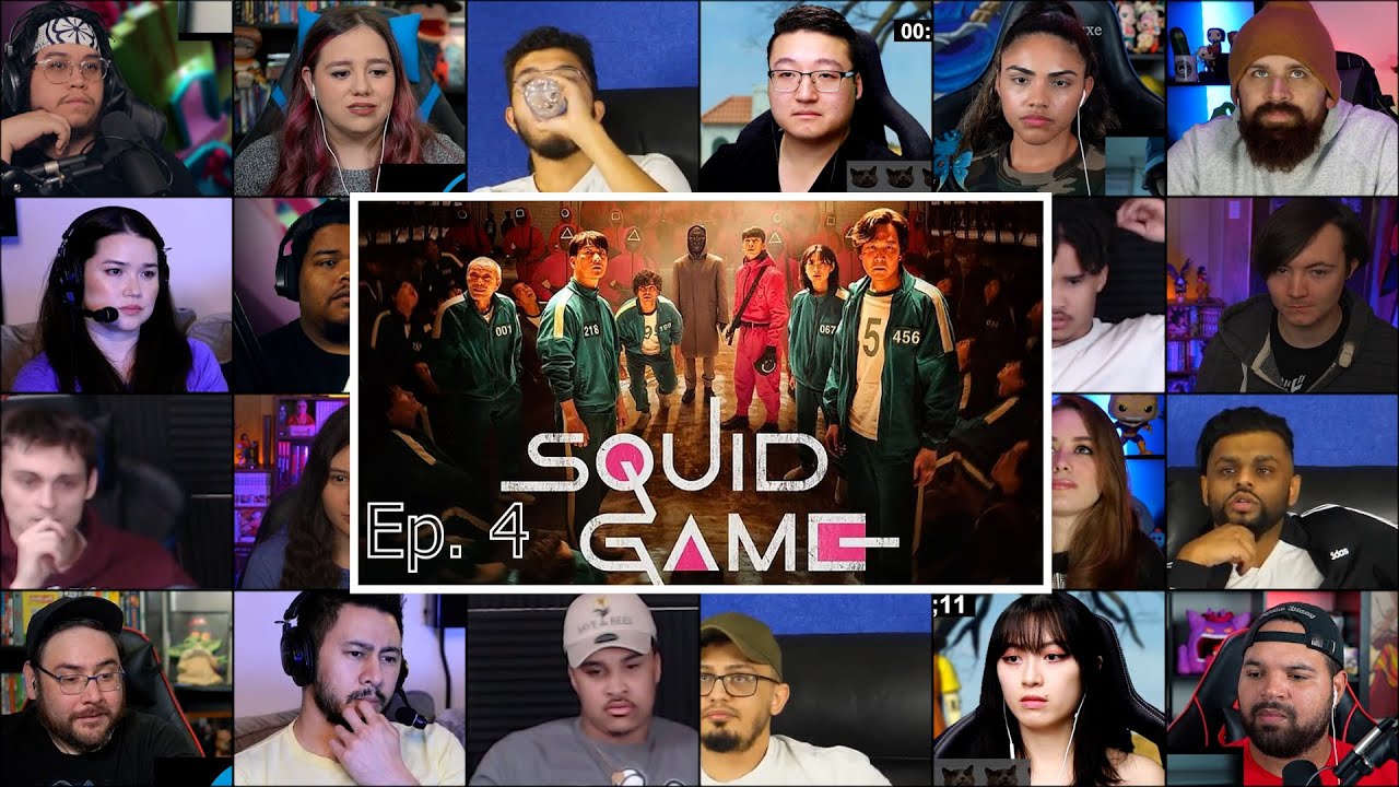 Squid Game Ep 4 | Extended Reaction Mashup | #squidgame