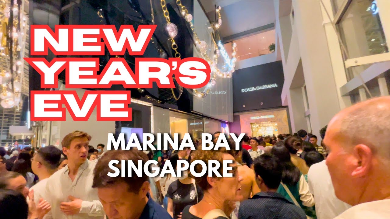 NEW YEAR'S EVE At Marina Bay Singapore