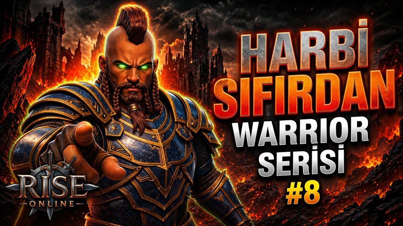 Rise Online Harbi Sıfırdan Warrior Serisi 8.Bölüm Set Parçalarımızı Almaya Başladık #riseonline