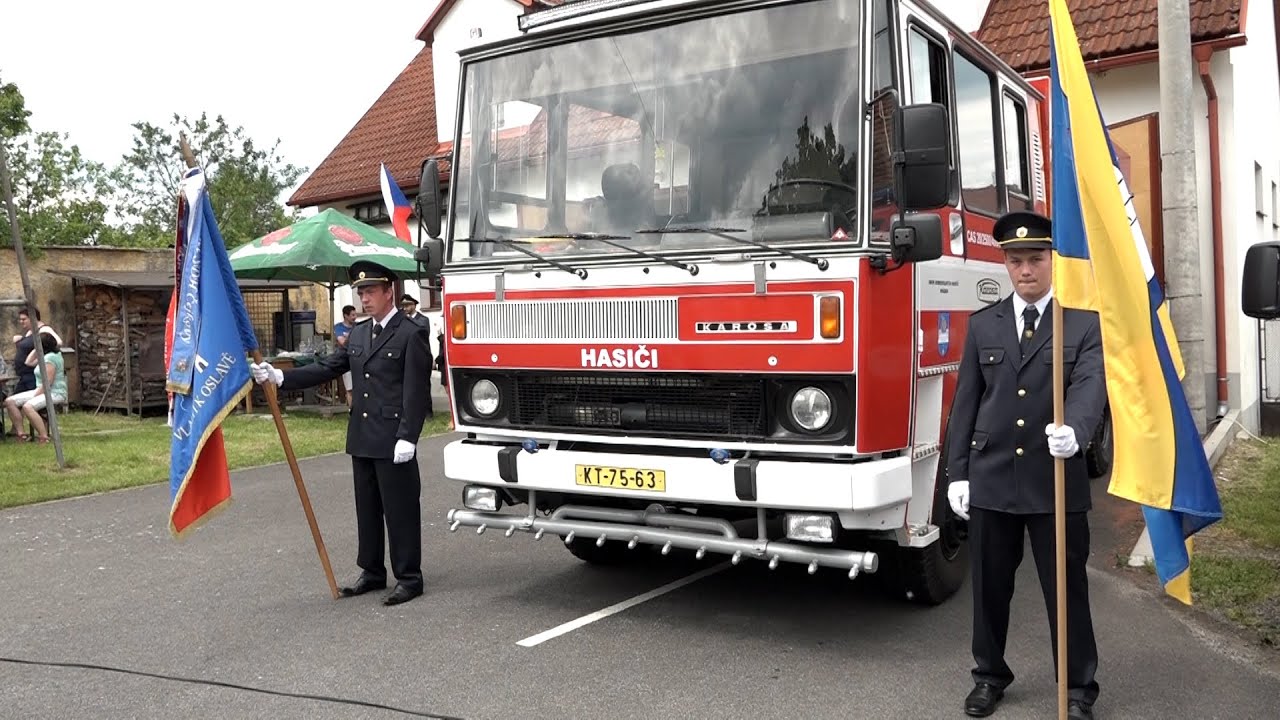 Žehnání cisternové stříkačky SDH Hrádek u Sušice