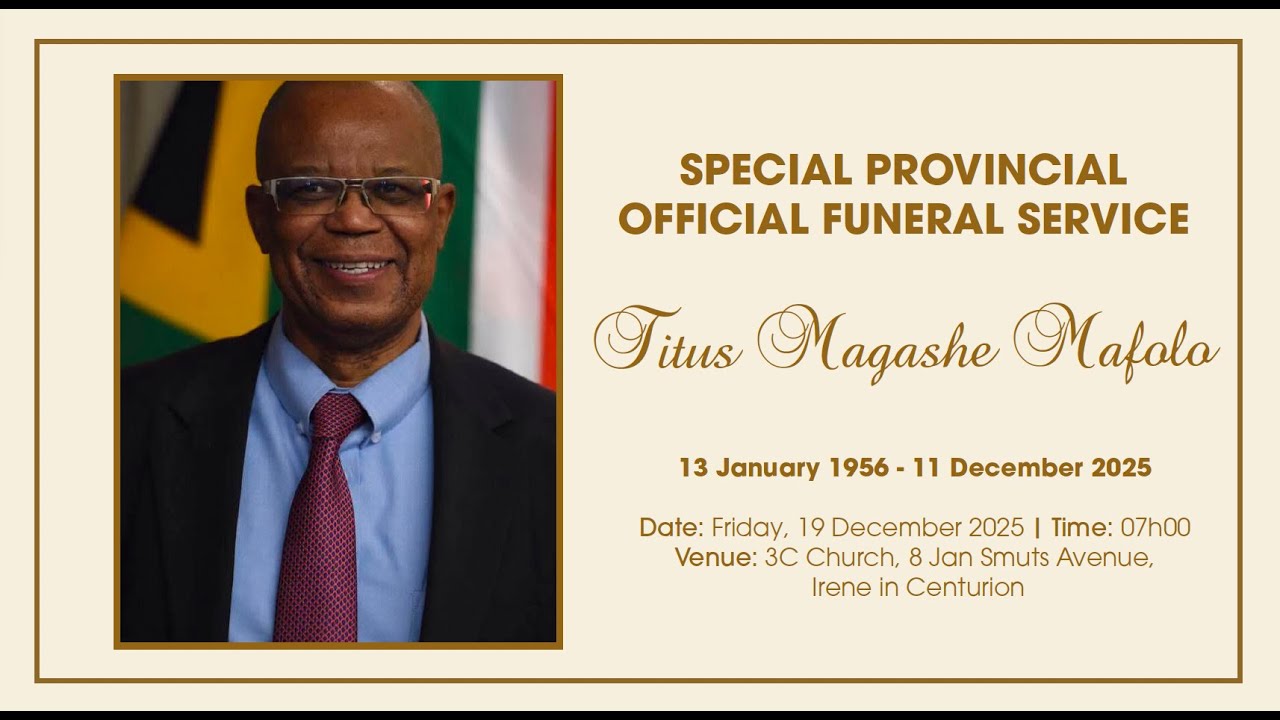 Titus Magashe Mafolo Funeral Service