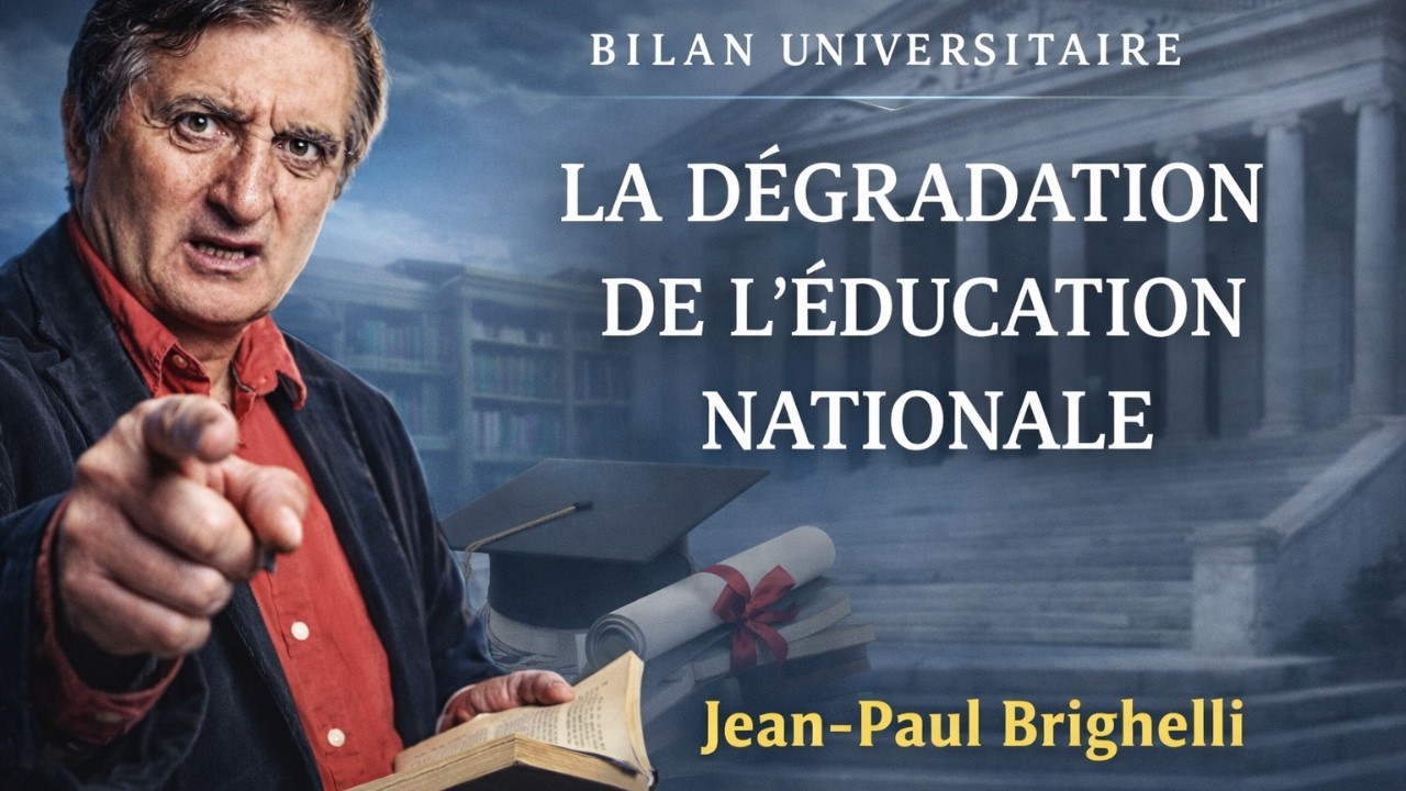 L'Effondrement de l'&Eacute;ducation Fran&ccedil;aise - Une Conversation explosive avec Jean-Paul Brighelli.