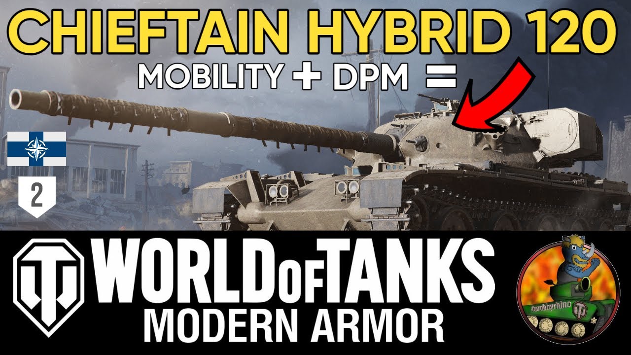 CHIEFTAIN HYBRID 120 II Insane DPM! II Tank Review II WoT Console Allegiance Season
