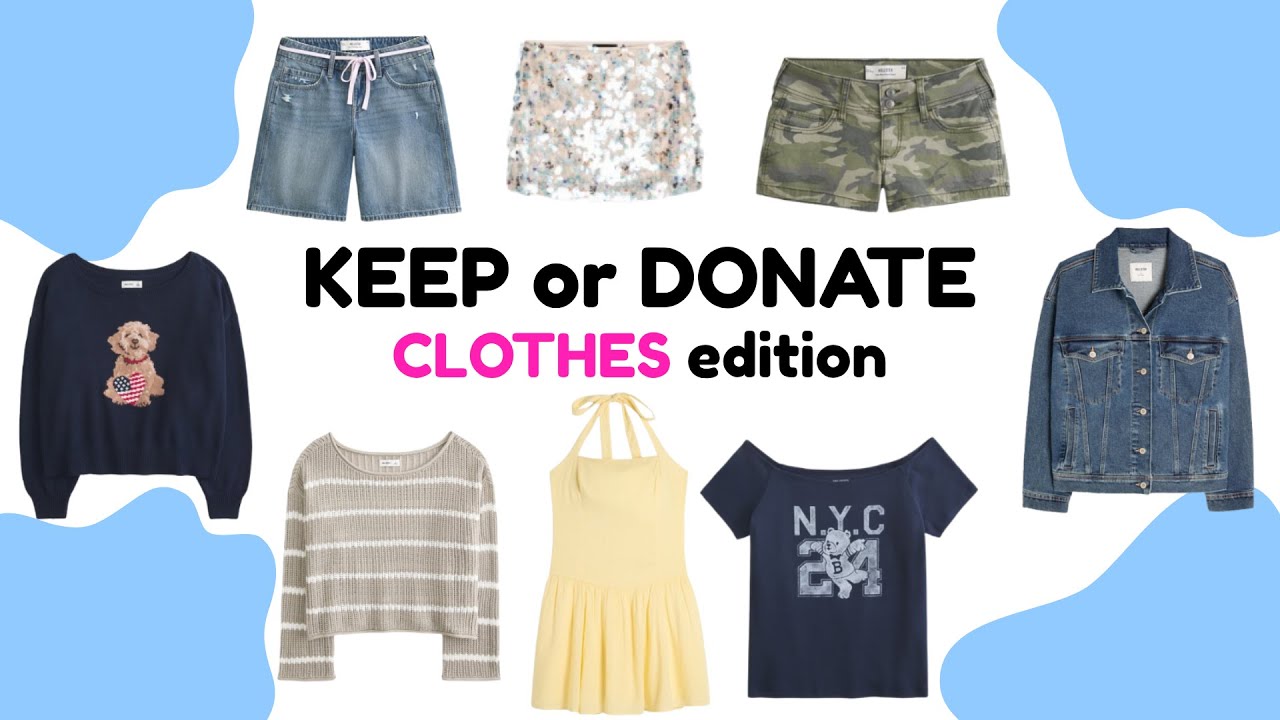 KEEP OR DONATE | Clothes Edition👚👖