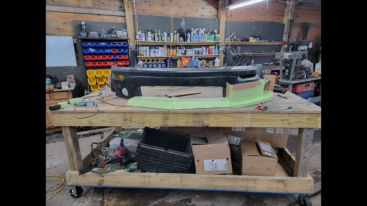 Episode 4:  We are making a cardboard mockup to fiberglass.