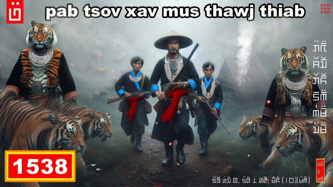 dab hais hmoob - 1538 - pab tsov xav mus thawj thiab, สมิงอยากไปเกิดใหม่, want to reborn.