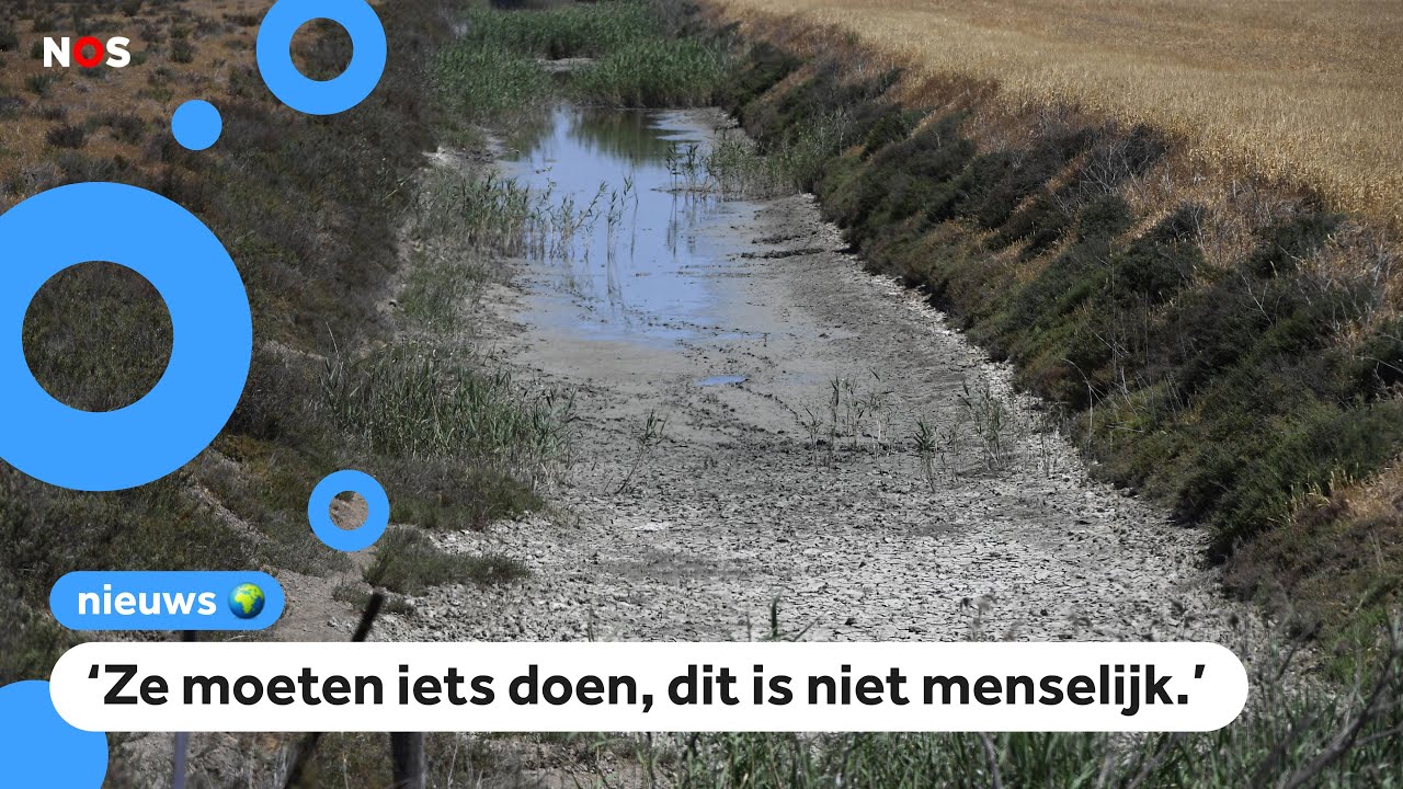 Spanjaarden mogen niet meer in de zon werken door hitte en droogte