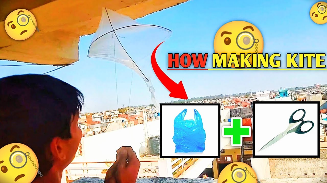 How to Make Kite Plastic Bag | पानी की पतंग कैसे बनाएं || Kite Lover Vlog ||