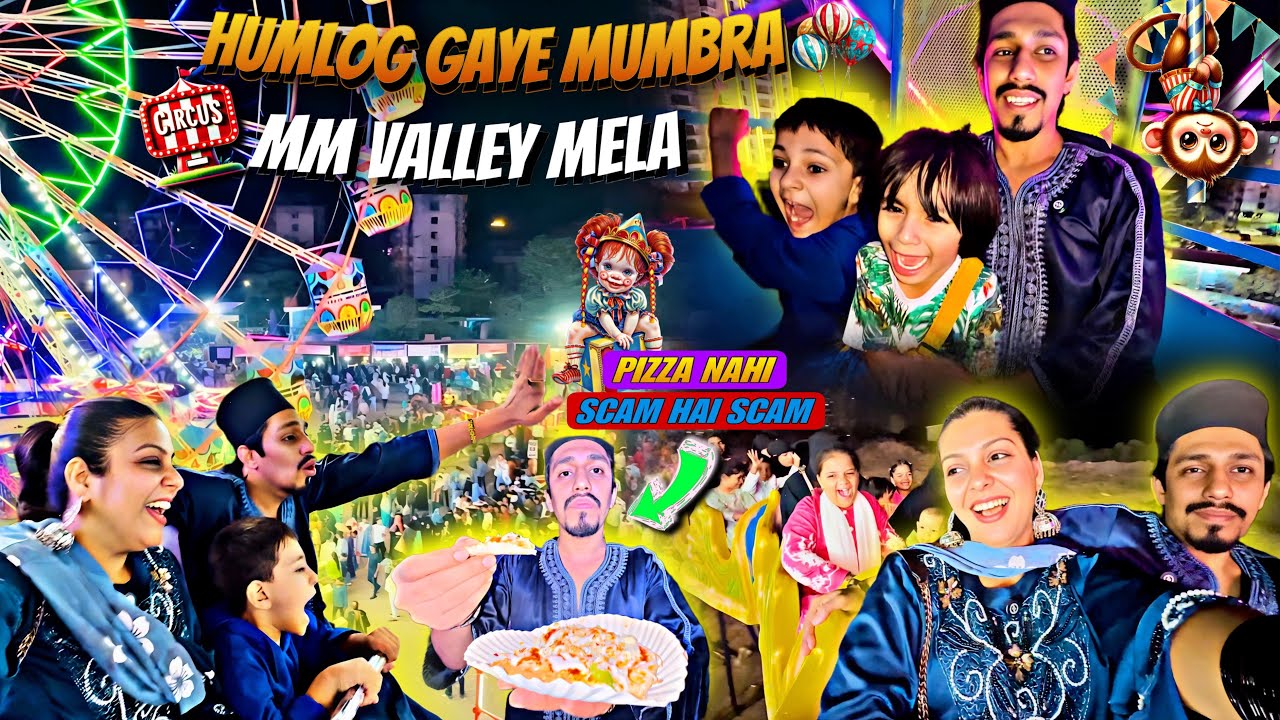 🎪🤹🏻‍♀️ Mumbra Ramzan Eid Mela 2025 At MM Valley🎡🤡🎢 || Alisha & Kadir ||
