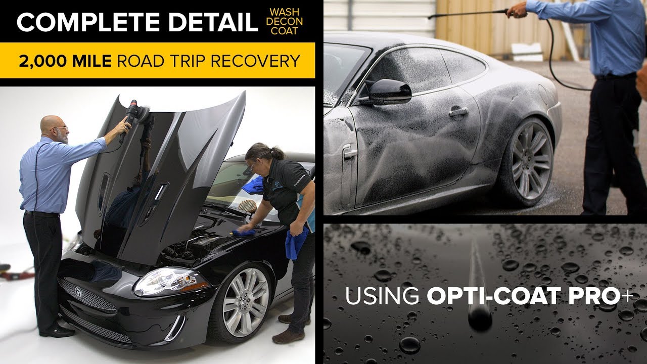 FULL DETAIL & COATING Using Opti-Coat Pro+ | 2,000 MILE Road Trip Recovery (ft. Yvan Lacroix)