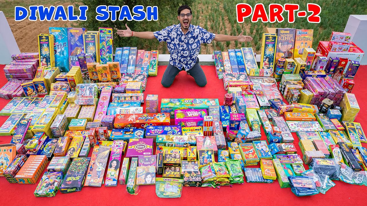 NEW DIWALI STASH TESTING🔥- अजीबोगरीब पटाखो का मज़ा😍 | Unexpected Crackers