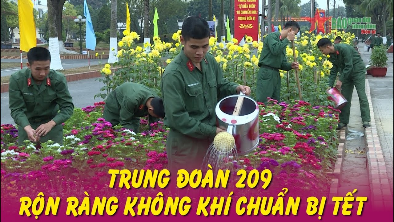 Trung đoàn 209 rộn ràng không khí chuẩn bị Tết